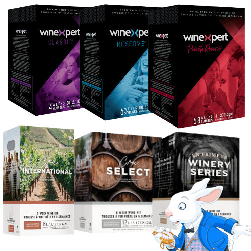 Winexpert and RJS Craft Winemaking kits on sale in March